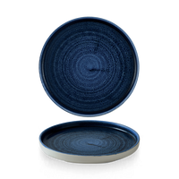 Talerz z wysokim rantem Plume Ultramarine, Ø210 mm | CHURCHILL, Stonecast Plume Ultramarine