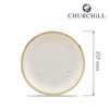 Talerz płytki, Ø217 mm | CHURCHILL, Stonecast Barley White