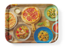 Taca do serwowania 330x430 mm z nadrukiem "Tasty Pizza & Pasta", antypoślizgowa | HENDI, 508015
