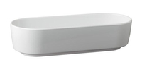 Półmisek owalny z melaminy 265x105x65 mm, biały | APS, Scantic
