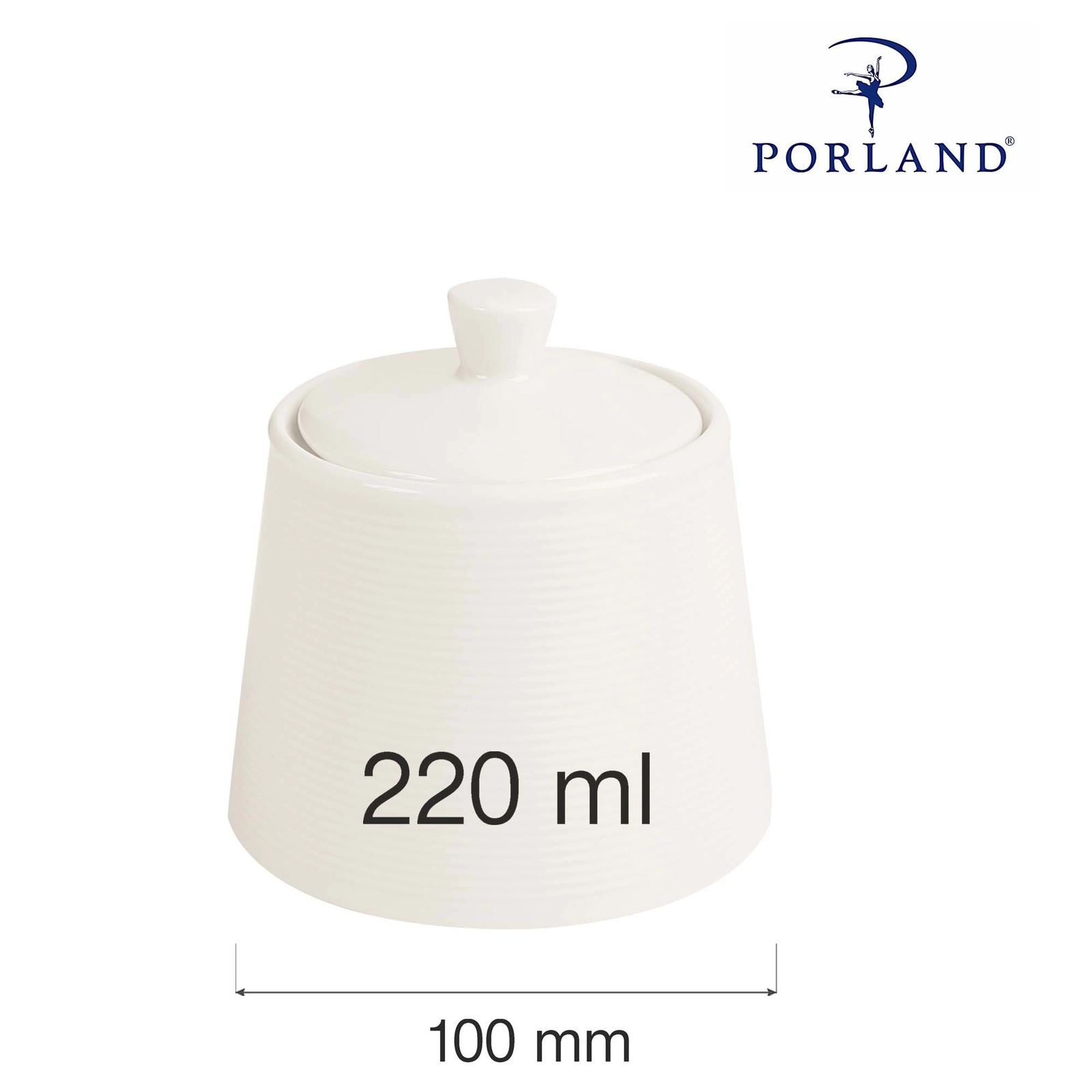 Cukiernica z pokrywką, 220 ml | PORLAND, Line