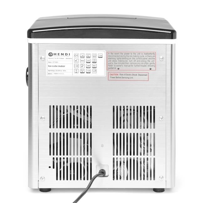 Kostkarka do lodu, 230 V, 0,13 kW, 390x455x699 mm | ARKTIC, 271551