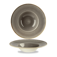 Talerz głęboki, Ø240 mm | CHURCHILL, Stonecast Peppercorn Grey