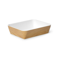 Misa bufetowa GN 1/2, 325×265×80 mm, brązowa | FINE DINE, Panama