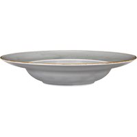 Talerz głęboki do pasty Kaszub z porcelany Ø240 mm, szary | LUBIANA, Art