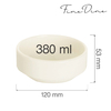 Miska sztaplowana, 380 ml, Ø120 mm | FINE DINE, Crema
