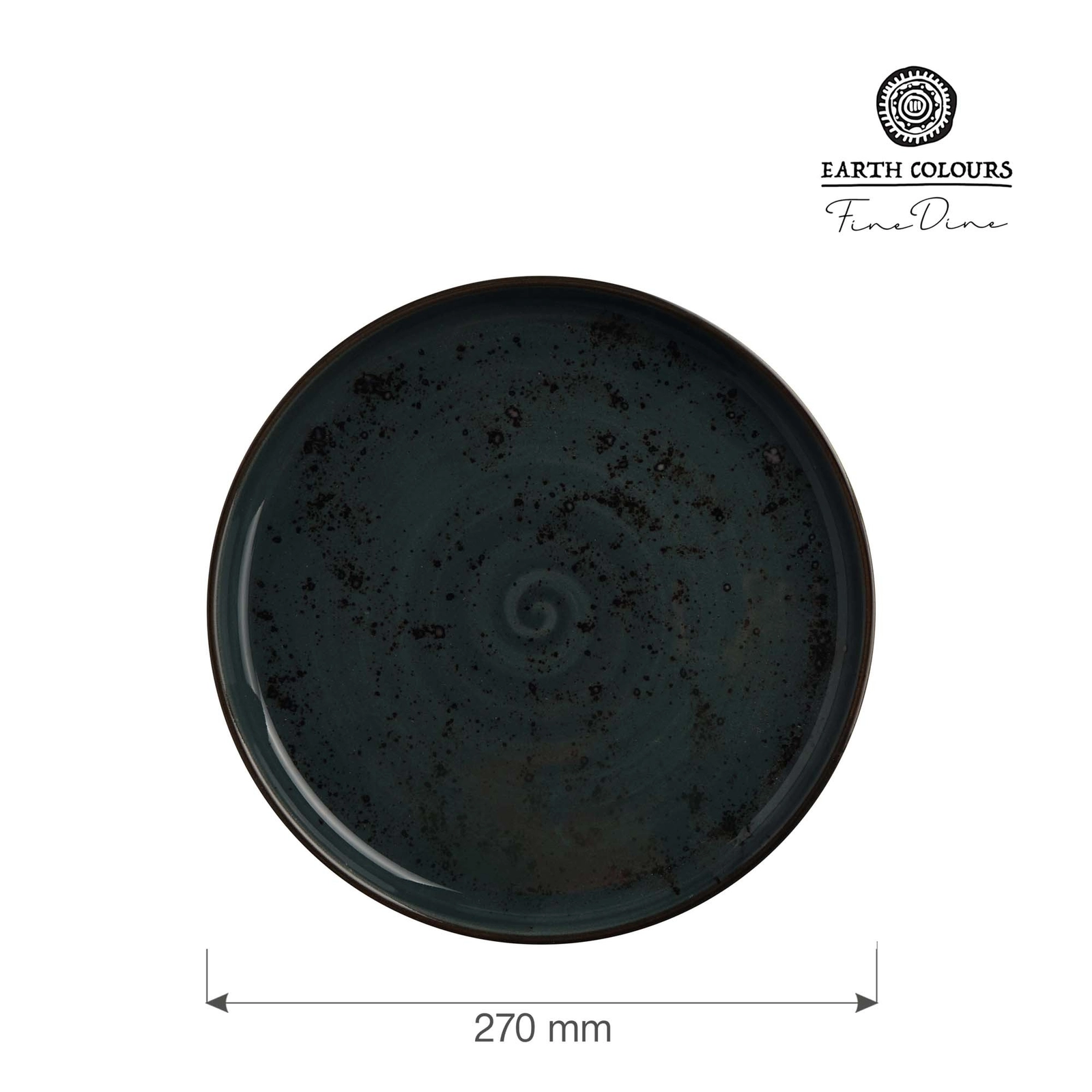 Talerz z wysokim rantem Ø270 mm, szary | FINE DINE, Arando
