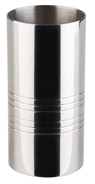 Miarka barmańska ze stali nierdzewnej 30/50 ml, walec, polerowana | APS, 93357