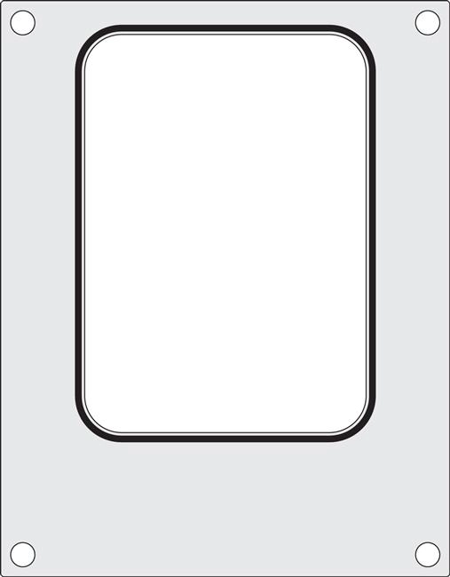 Matryca do zgrzewarki, pojemnik 187x137 mm | HENDI, 805664