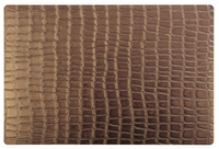 Podkładka na stół 450x300 mm z tworzywa sztucznego, miedziana | APS, Croco