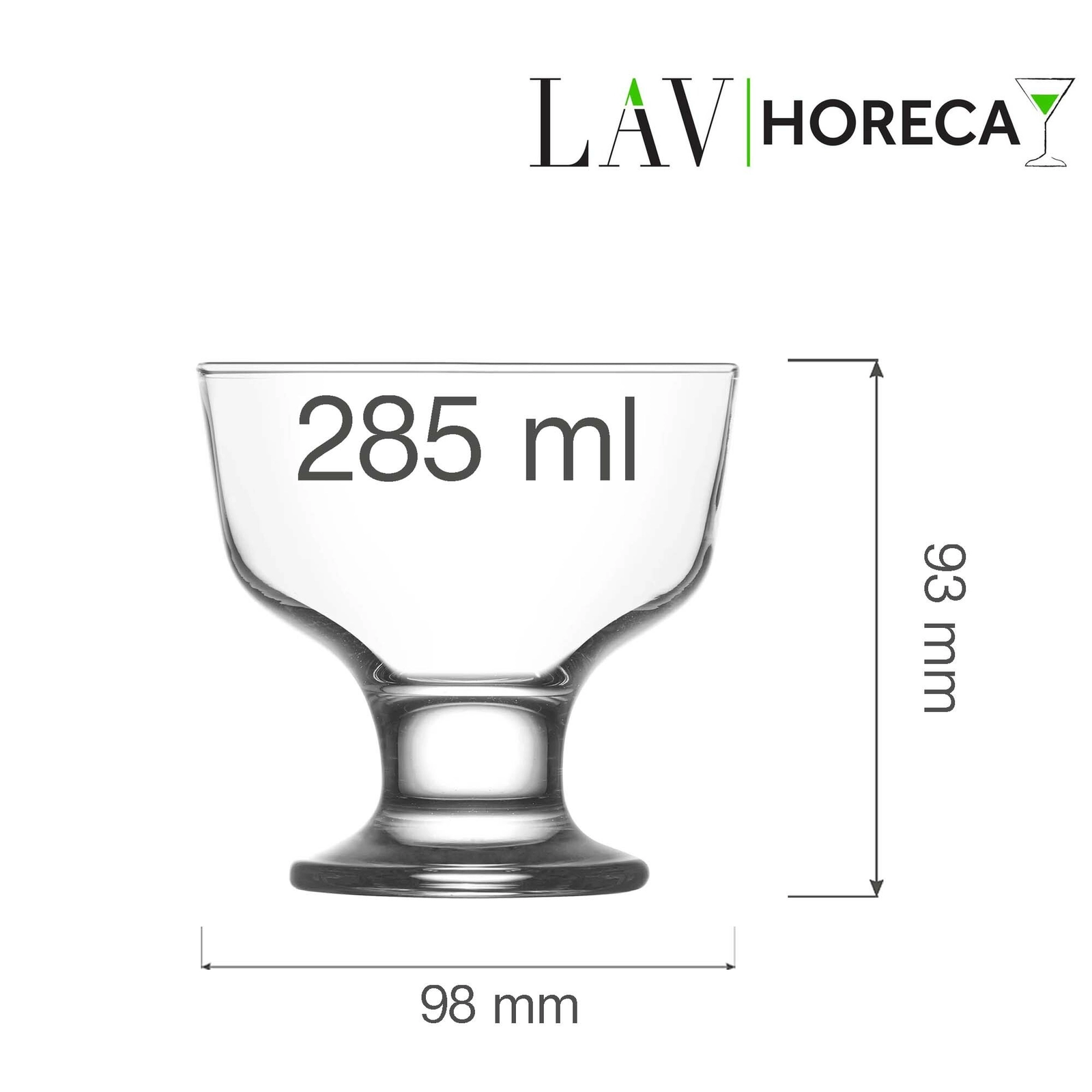 Pucharek, 285 ml | LAV, Santiago