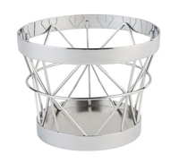 Koszyk okrągły metalowy Ø105 mm, złoty | APS, Basket