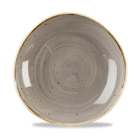 Miska o organicznym kształcie, 1100 ml | CHURCHILL, Stonecast Peppercorn Grey
