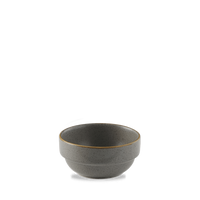 Miska sztaplowana, Ø115x55 mm, 360 ml | CHURCHILL, Stonecast Peppercorn Grey