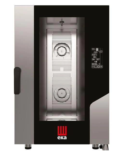Piec konwekcyjno-parowy 11×GN 1/1, elektryczny, 15,4 kW, 730×849×1130 mm | TECNOEKA, Millennial Black Mask