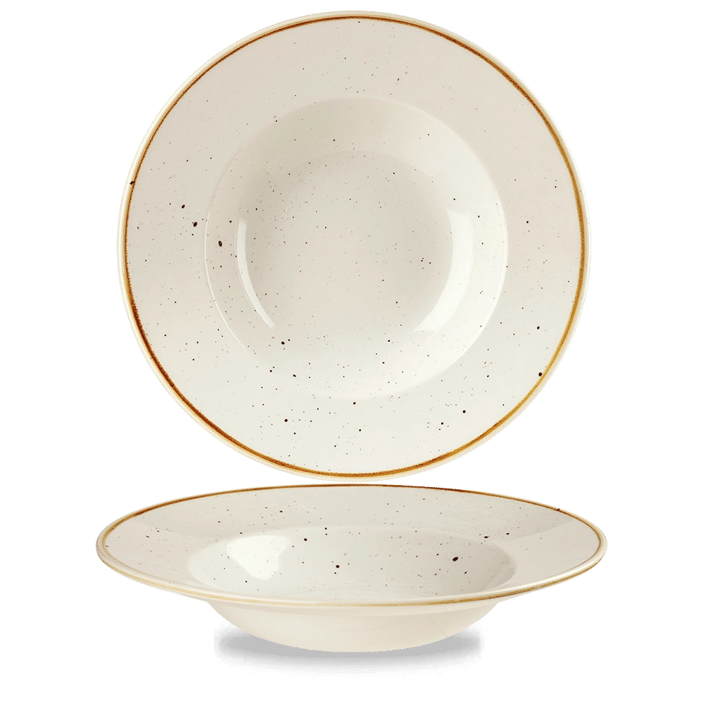 Talerz do pasty, Ø280 mm, 468 ml | CHURCHILL, Stonecast Barley White