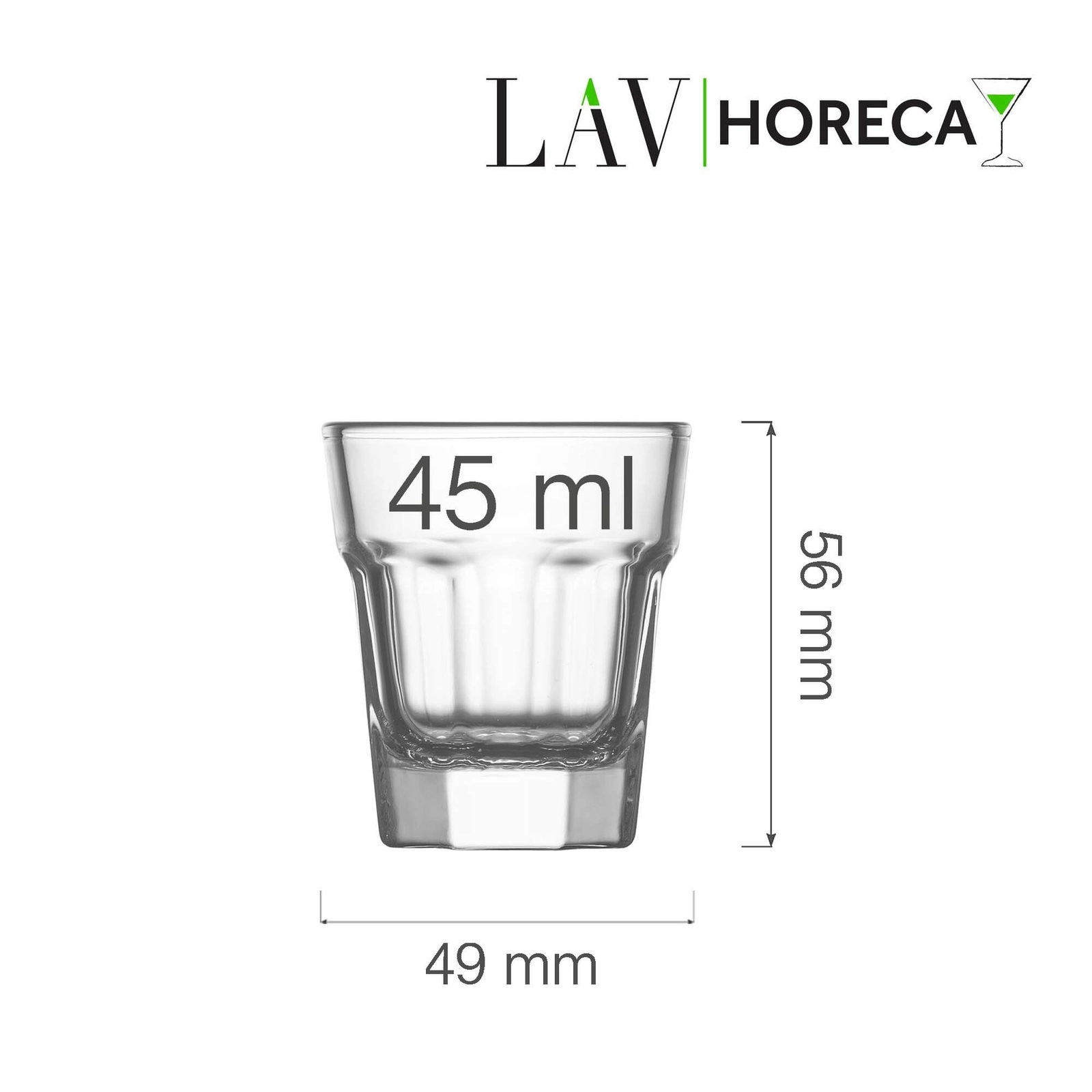 Kieliszek shot, 45 ml | LAV, Amsterdam