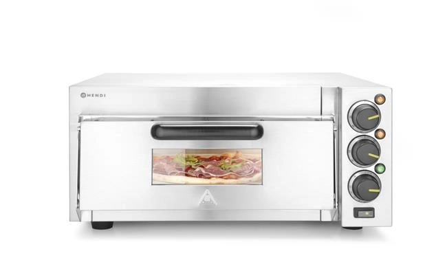 Piecyk do pizzy 1-komorowy, 230V, 2 kW, 580x560x275 mm | HENDI, 220290
