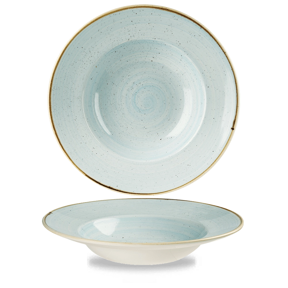 Talerz do pasty, Ø280 mm | CHURCHILL, Stonecast Duck Egg Blue