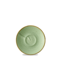 Spodek do espresso, Ø120 mm | CHURCHILL, Stonecast Sage Green