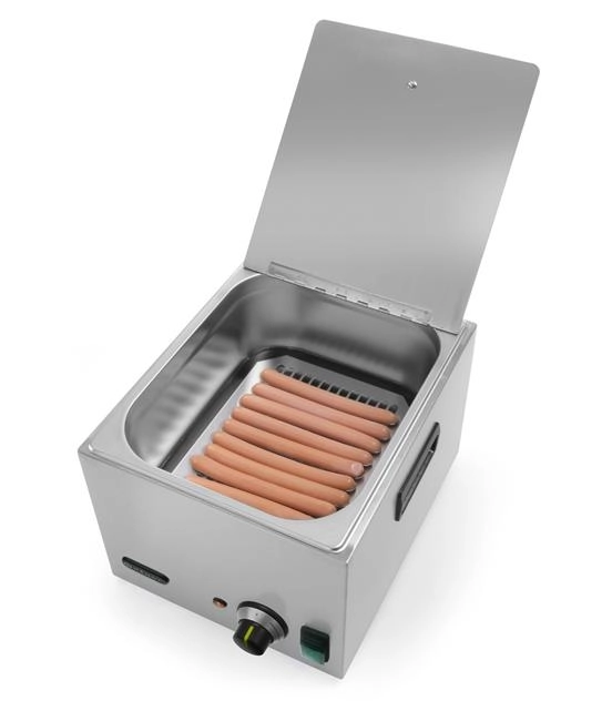 Podgrzewacz do parówek, 10 l, 230 V, 1 kW, 405×290×254 mm | HENDI, Kitchen Line