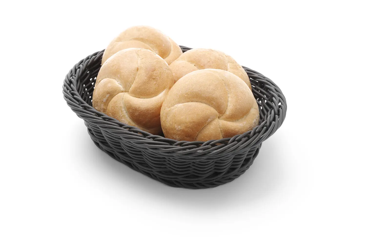 Koszyk na pieczywo, owalny, 250x190x65 mm, czarny | HENDI, 426623