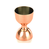 Miarka barmańska Bell z prostą krawędzią, ze stali nierdzewnej, miedziana, 25/50 ml | BARFLY, Bell
