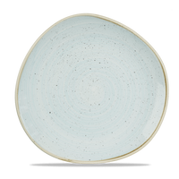 Talerz płytki o organicznym kształcie, Ø286 mm | CHURCHILL, Stonecast Duck Egg Blue