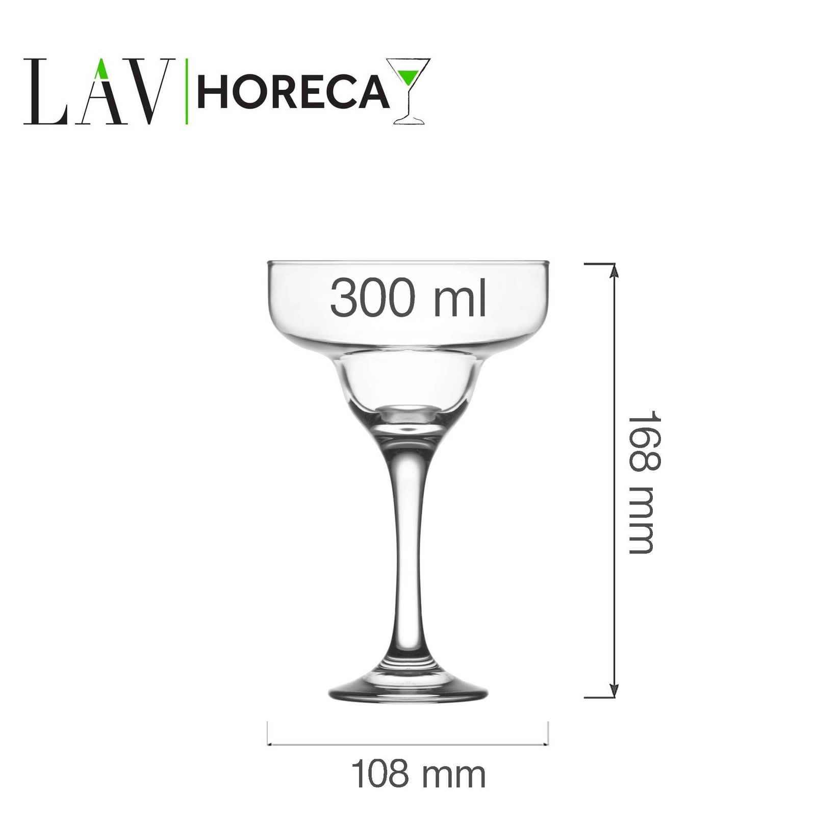 Kieliszek do margarity, 300 ml | LAV, Sofia