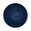 Talerz z wysokim rantem Plume Ultramarine, Ø210 mm | CHURCHILL, Stonecast Plume Ultramarine