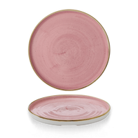 Talerz z wysokim rantem Petal Pink, Ø260 mm | CHURCHILL, Stonecast Petal Pink