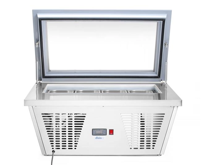 Witryna mroźnicza nastawna, 220-240V, 0,21 kW, 867x735x373 mm | ARKTIC, 233689