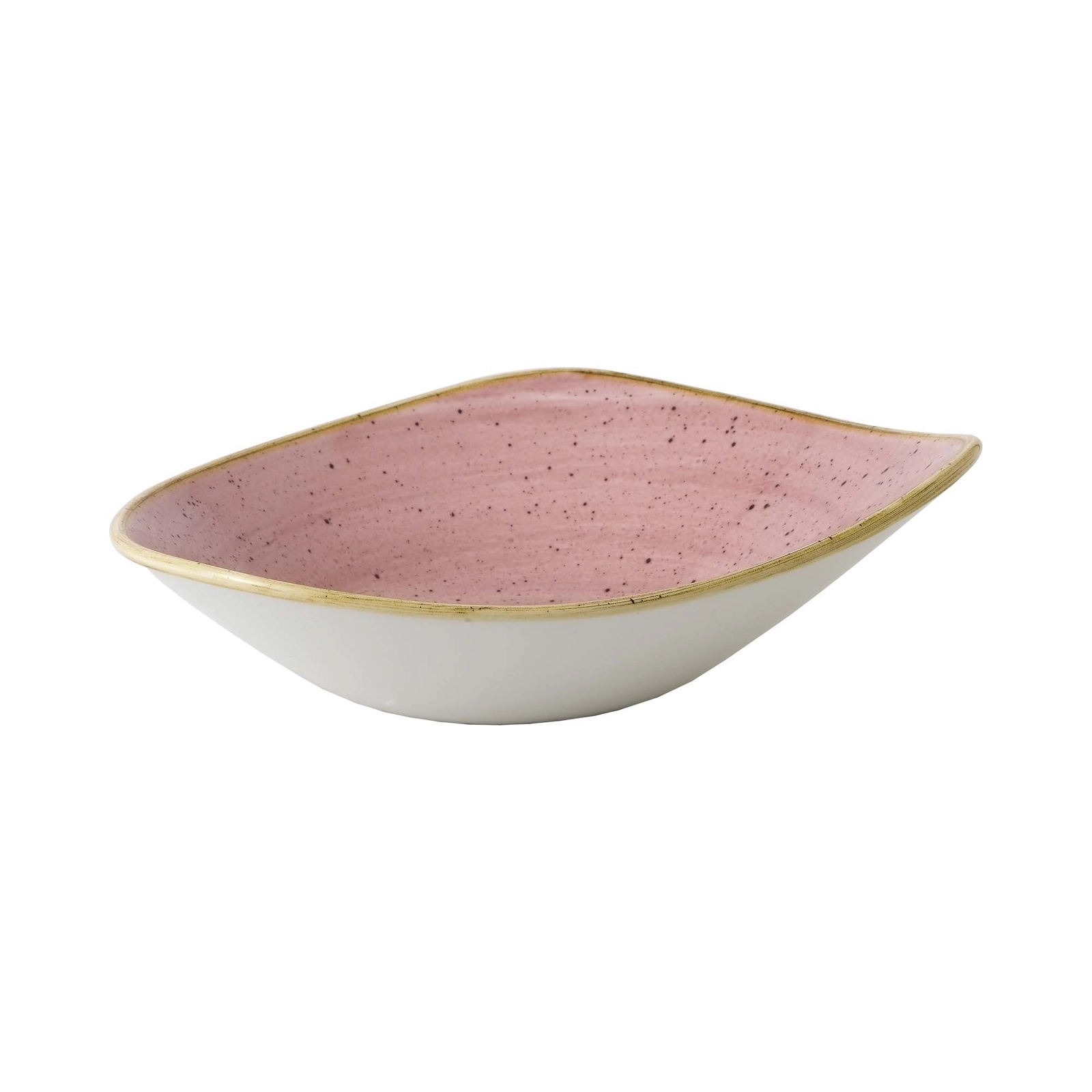 Miska trójkątna, Ø235 mm, 600 ml | CHURCHILL, Stonecast Petal Pink