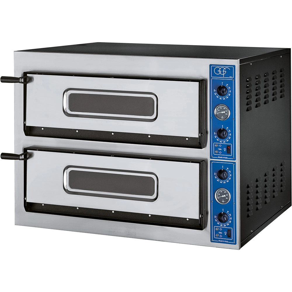Piec do pizzy, 2×4×Ø36 cm, 12 kW, 400 V, 1010×850×750 mm | GGF, X-Line