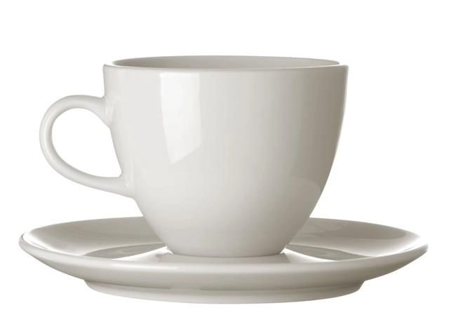 Filiżanka, 185 ml, kremowy, zestaw 6 szt., ⌀90x70 mm | HENDI, 797938