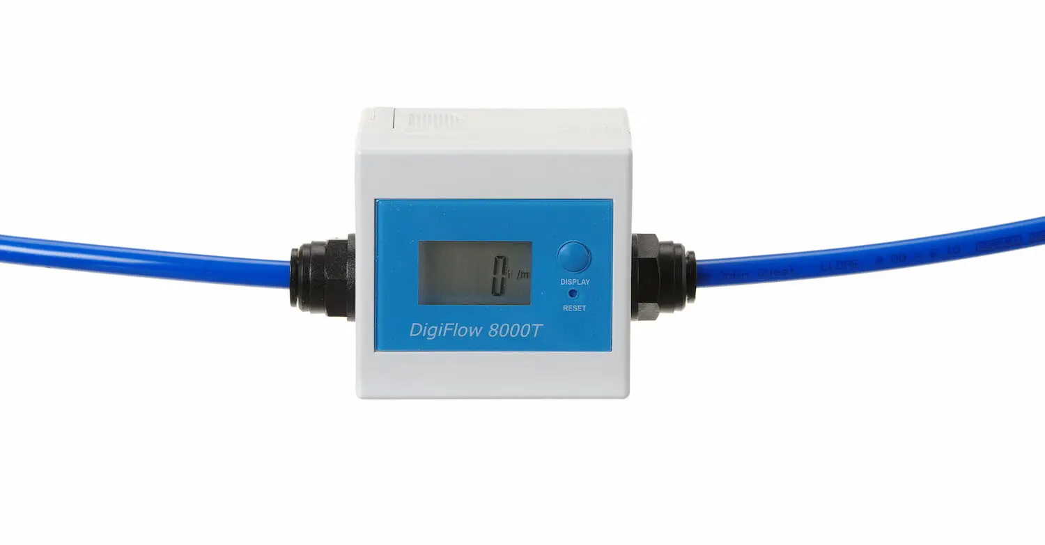 Elektroniczny licznik przepływu wody do filtrów, 110x53x70 mm | HENDI, 237915