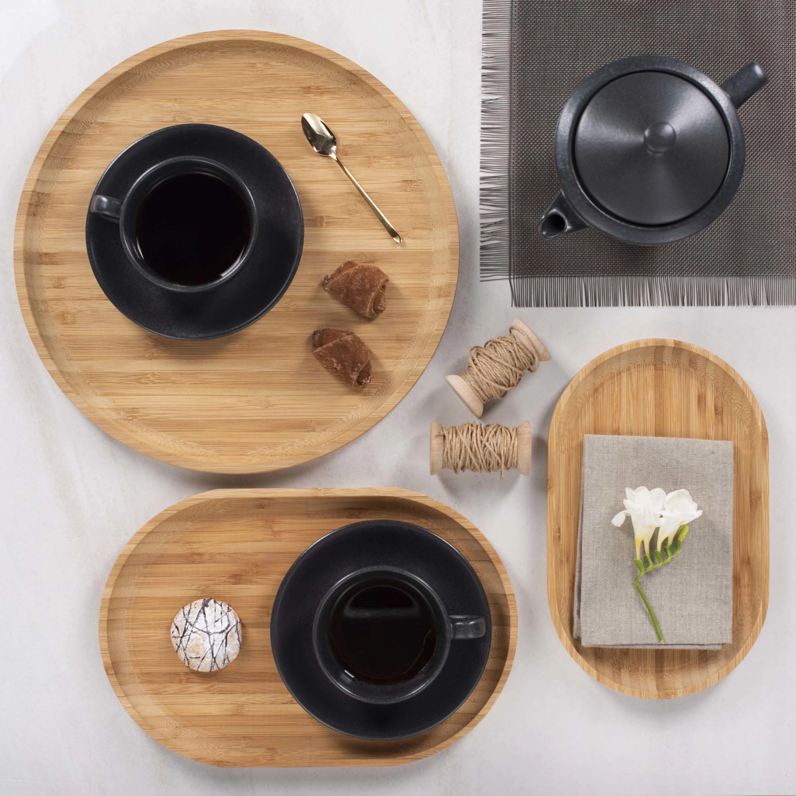 Talerz do pasty, Ø260 mm | PORLAND, Seasons Coal