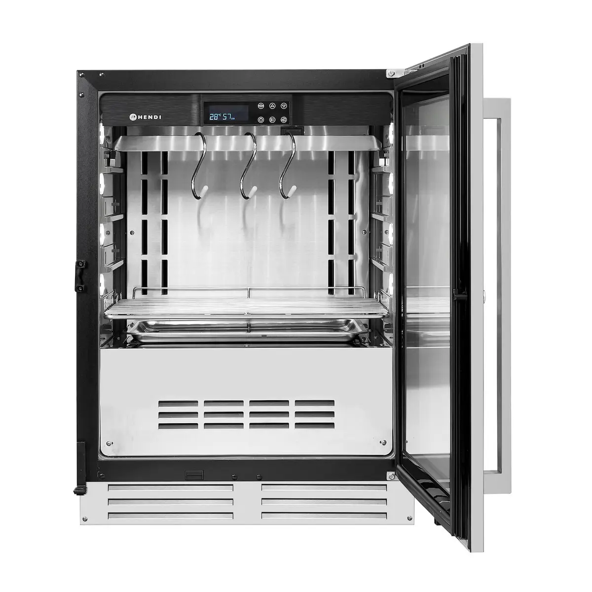 Szafa do sezonowania mięsa podblatowa, 98 l, 220-240V, 0,170 kW, 595x620x830 mm | HENDI, 221426