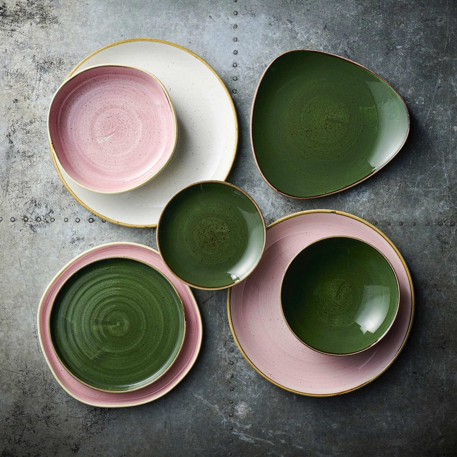 Kubek Ø65 mm, 340 ml, różowy | CHURCHILL, Stonecast Petal Pink