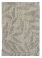 Podkładka na stół, liście, zestaw 6 szt., 450x300 mm, jasnoszary | HENDI, 597910
