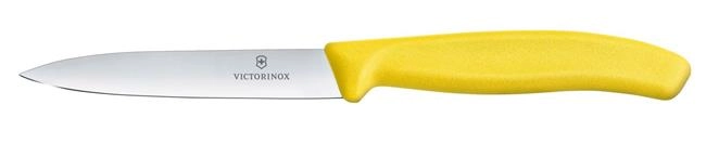Nóż do jarzyn gładki, 100 mm, żółty | VICTORINOX, 6.7706.L118