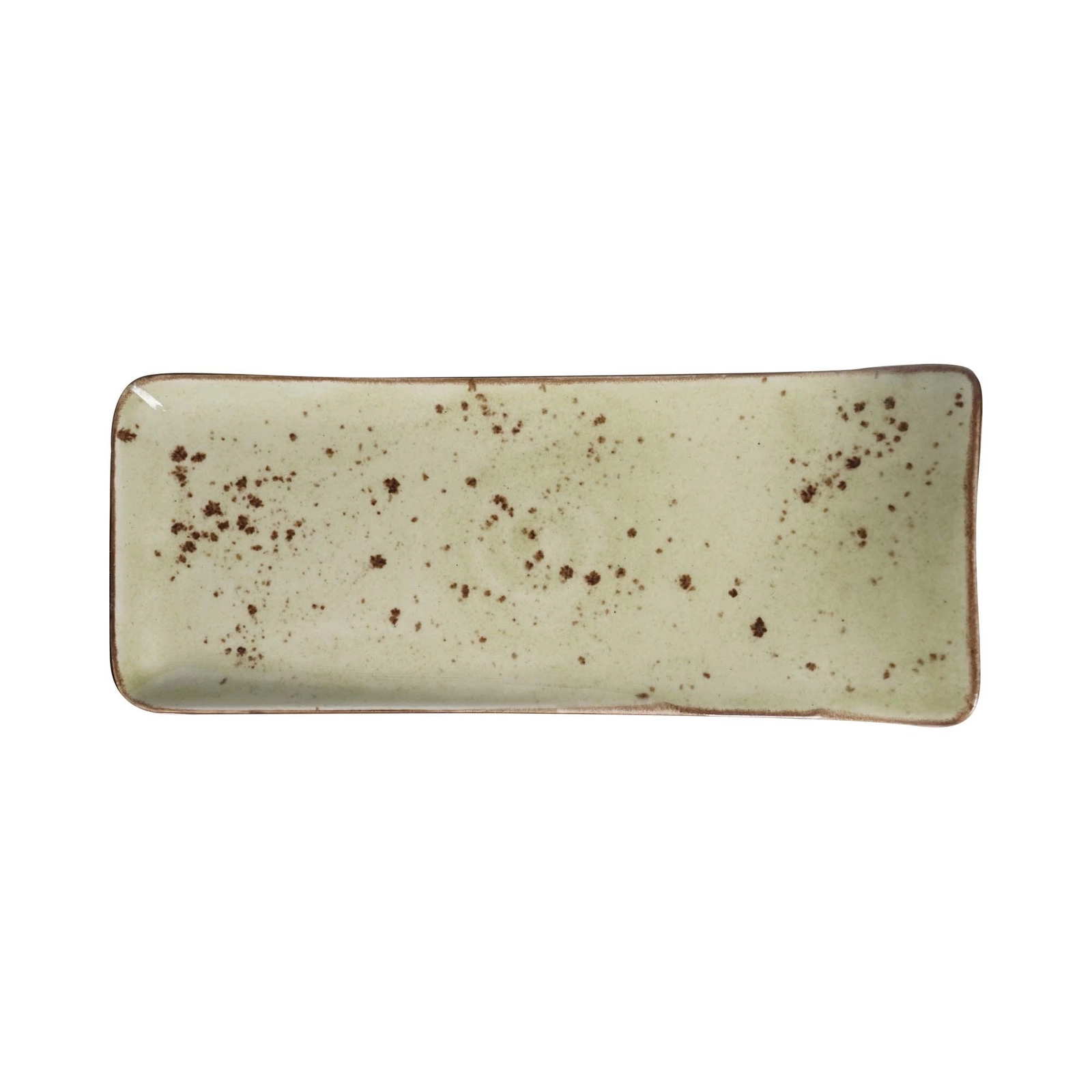 Talerz serwingowy, 215x180 mm, zielony | FINE DINE, Olive