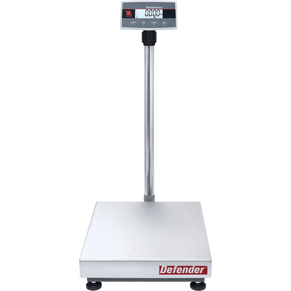 Waga magazynowa legalizowana 300 kg, dokładność 100 g, platforma 500x600 mm | OHAUS, 732353