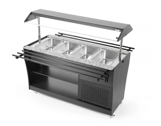Bufet sałatkowy, GN 1/1, 220-240 V, 0,17 kW, 1490x765x1370 mm | ARKTIC, 274057