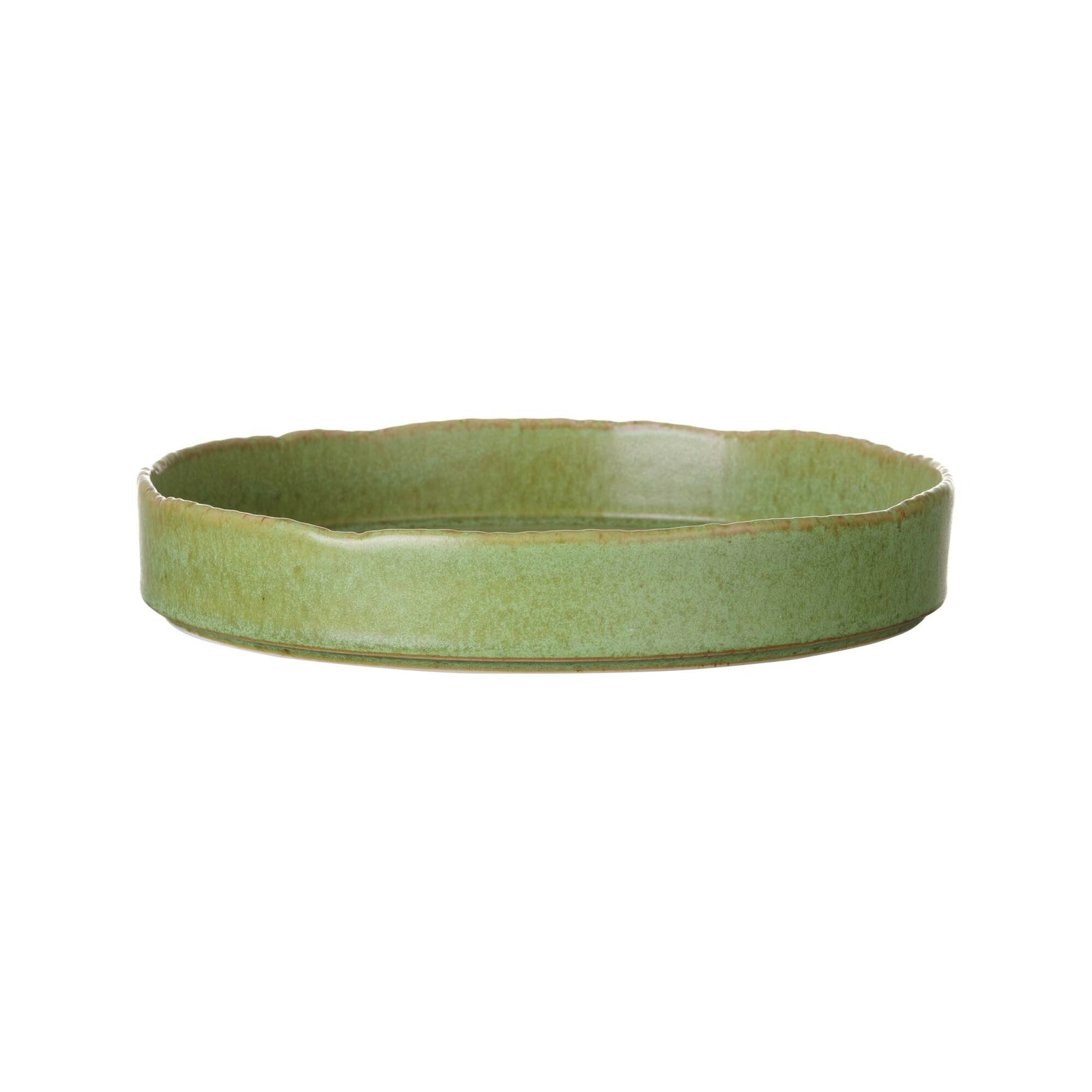 Talerz z wysokim rantem, Ø250 mm, zielony | FINE DINE, Edenic