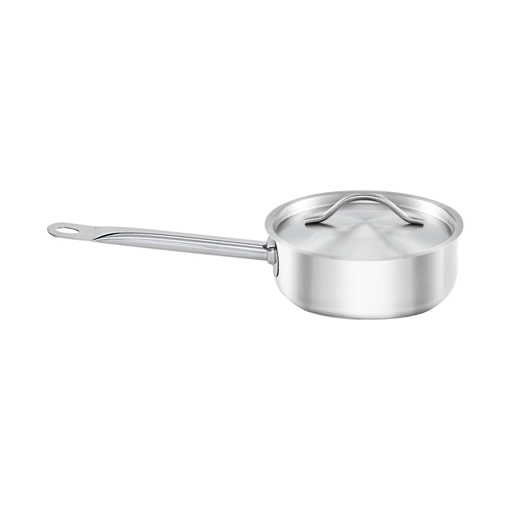 Rondel stalowy z pokrywką, o średnicy 140 mm, 0.8 l | STALGAST, Basic