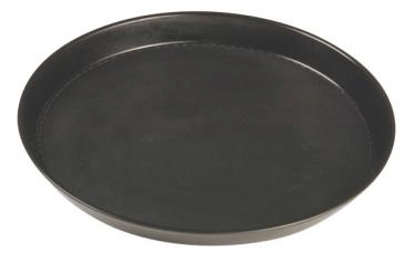 Taca kelnerska owalna 280×200 mm, czarna | APS, Rutschfest