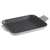 Patelnia żeliwna emaliowana 160x130x20 mm, czarno-szara | APS, 88223