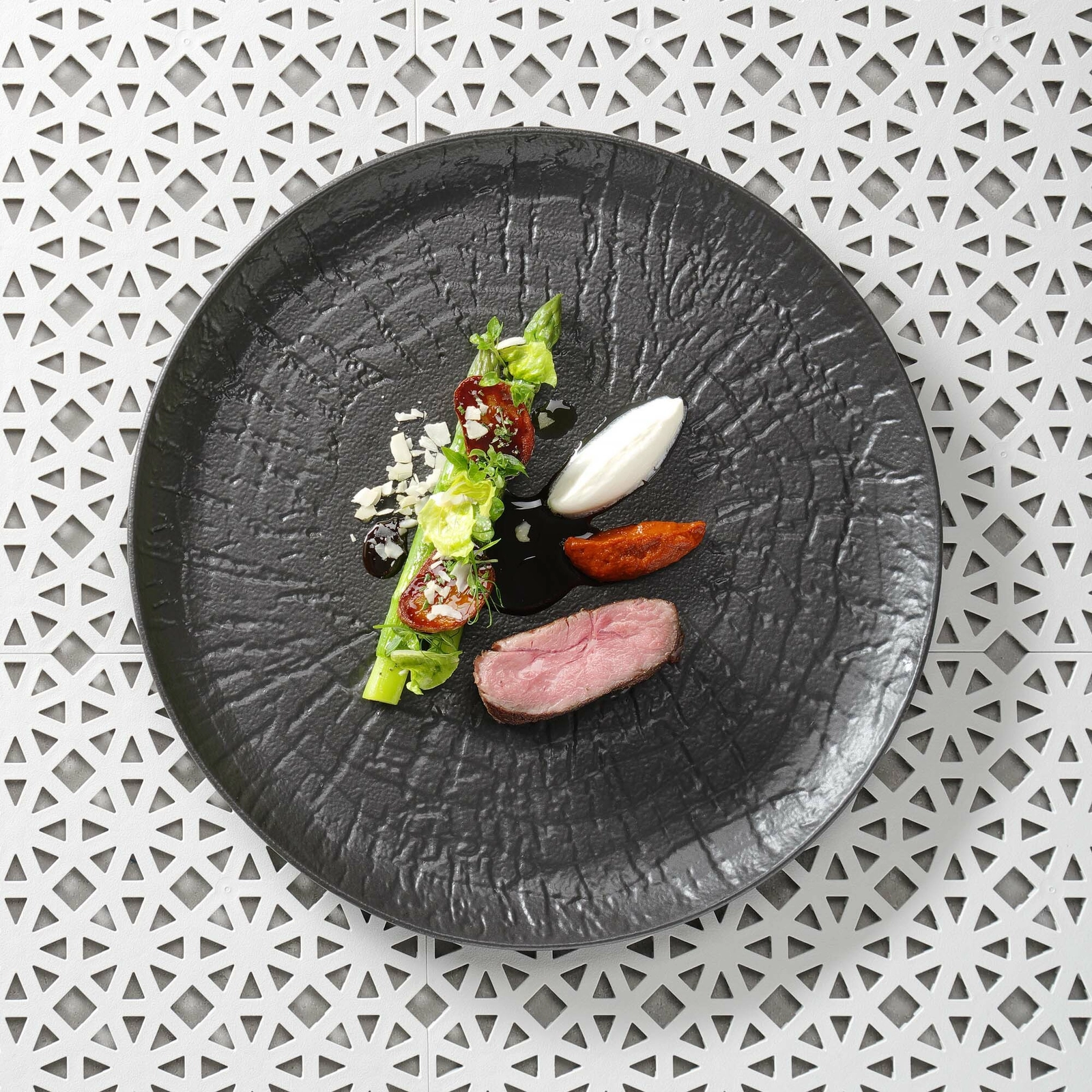 Miska gniazdo, Ø130 mm, czarna | FINE DINE, Crust