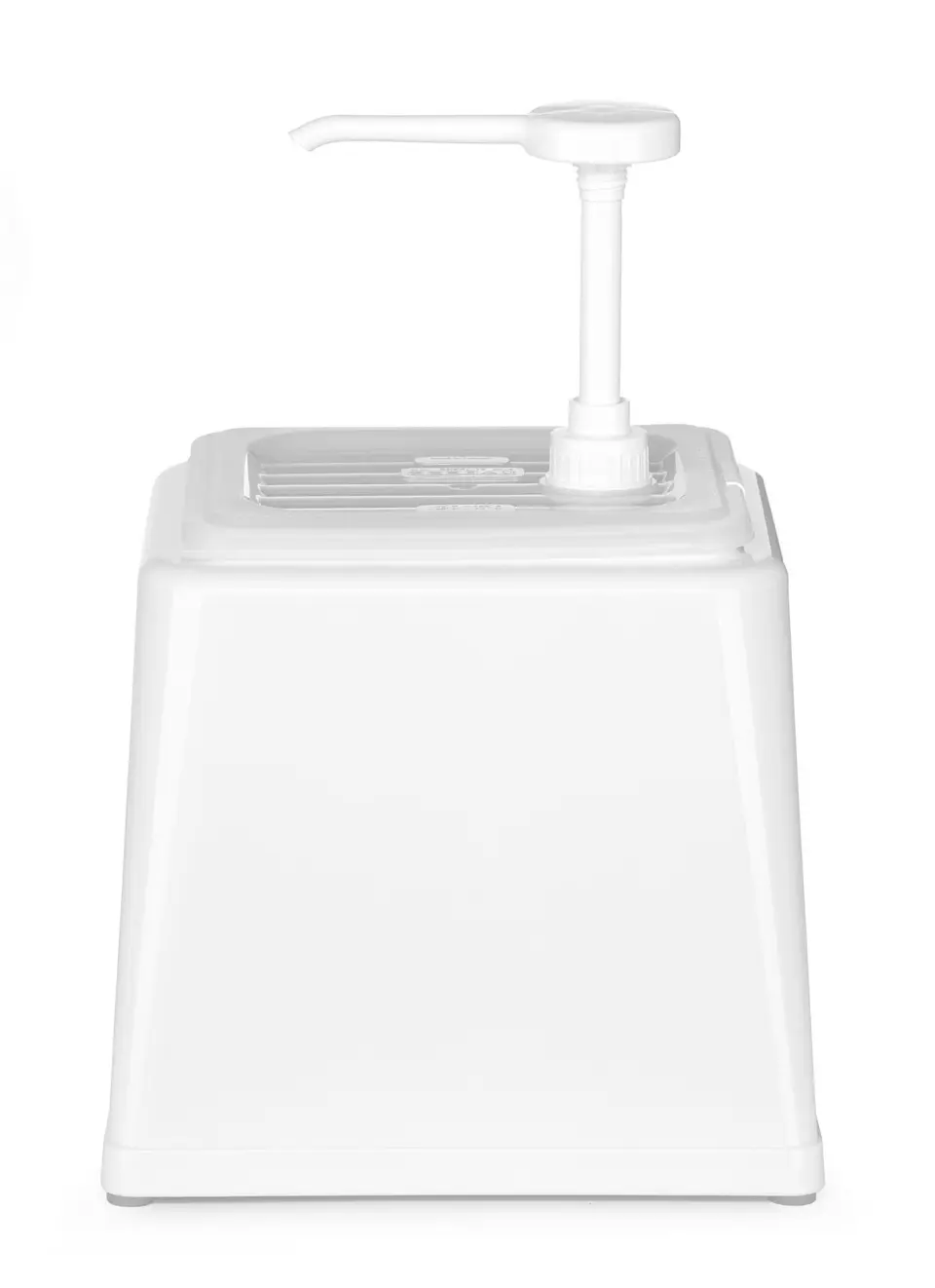 Pojemnik do sosów z pompką, 2,5 l, biały, 230x210x327 mm | HENDI, 203545